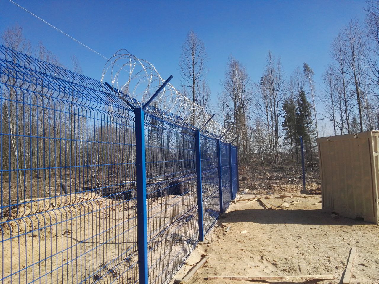 ЗD забор в национальном аэропорту Минск